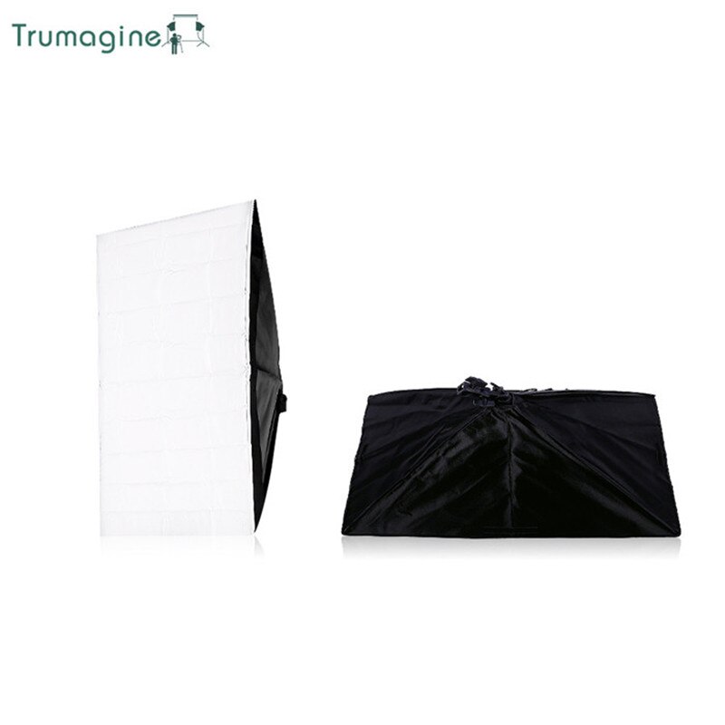 Photo Studio Video Lighting Kit 50*70cm Softbox Light Box+4 x E27 Socket Lamp Head Photographic Light Equipment