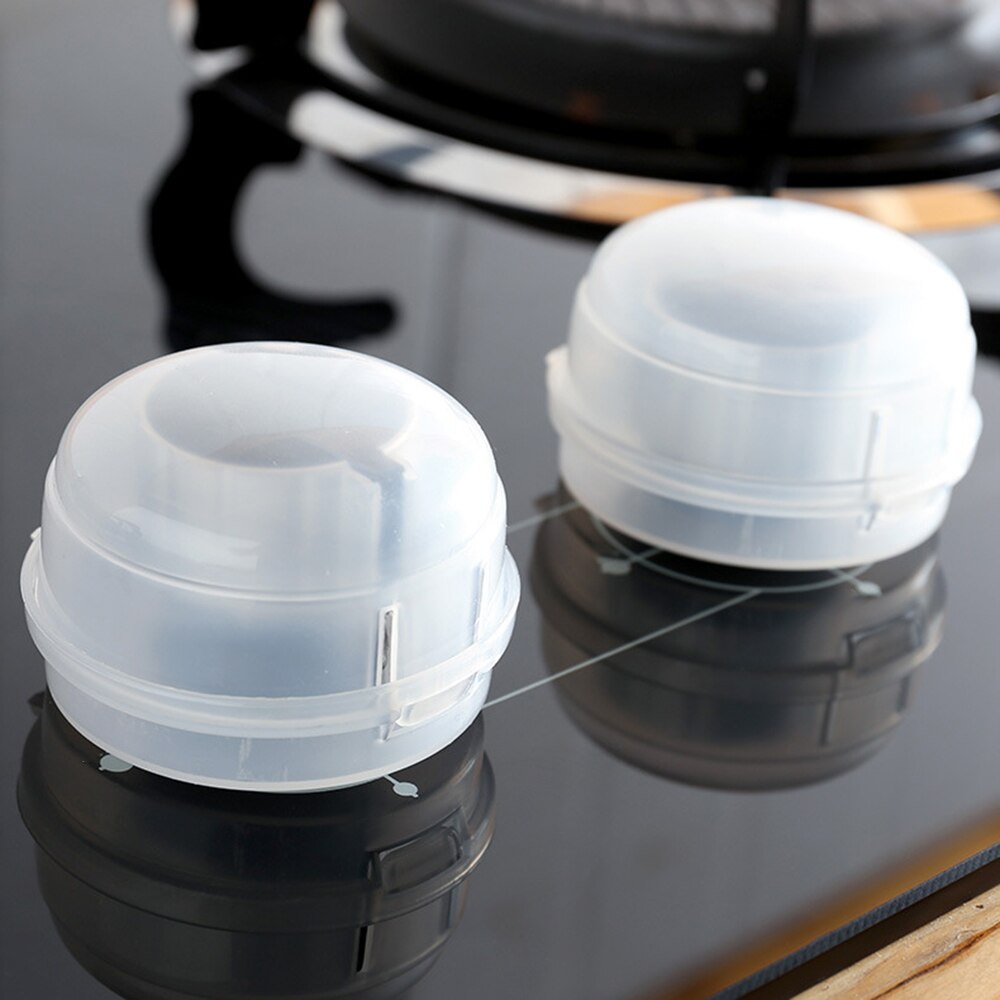 8pcs Gas Stove Oven Knob Cover Padlock Lid Lock Protector Baby Kitchen Safety Children Protection 6*4CM