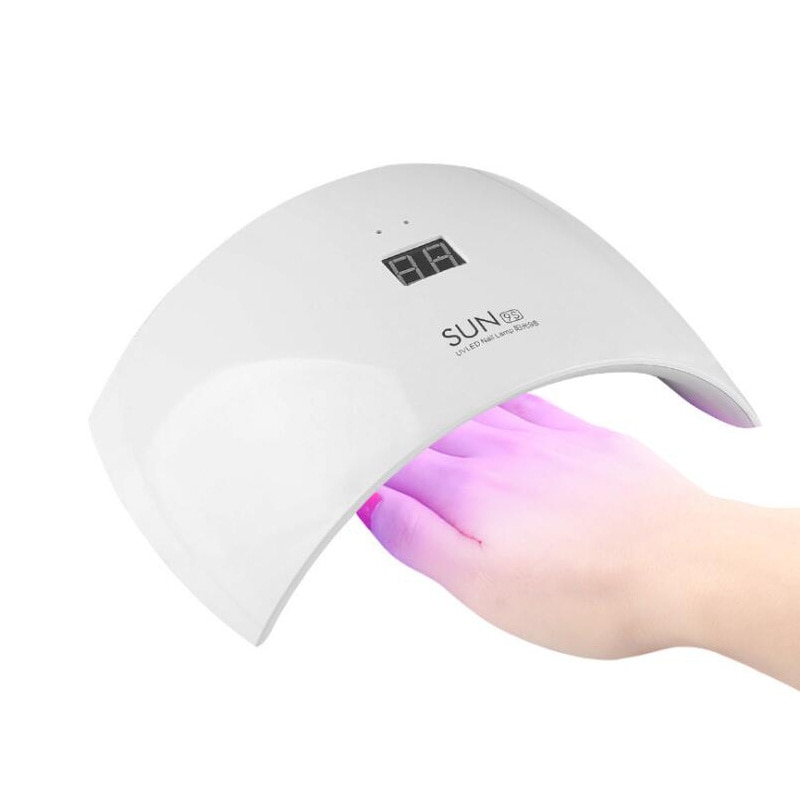 Lámpara de uñas UV 24W SUN 9S /9C, Gel Polish, luz LED de secado, lámpara de Arte de uñas, secador de esmalte de Gel