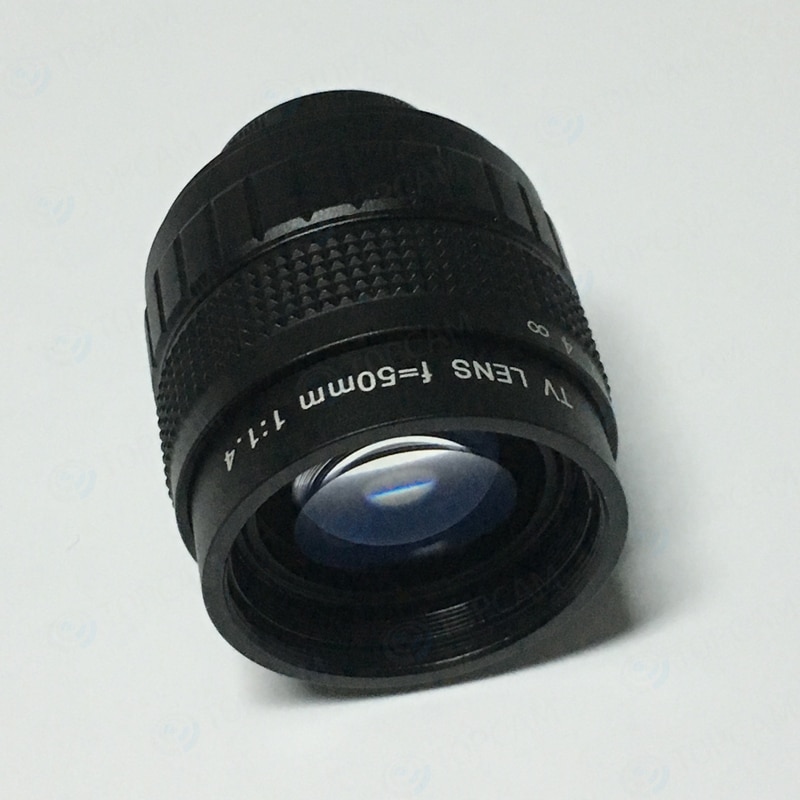 50mm lens C mount f/1.4 CCTV Lens C Mount 2/3 CCTV Lens features alloy casing with Camera lens