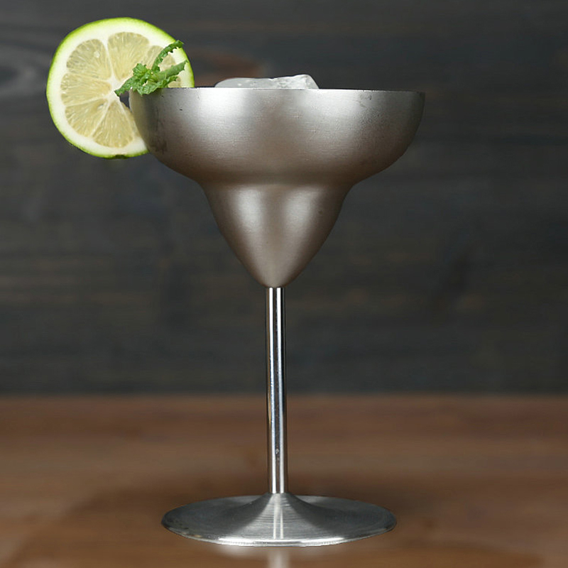Martini Occhiali Da cocktail Calici in Metallo Tazza di vino Rosso sbarra Creativa Accessori in acciaio inox Margaret Da cocktail Tazza di Alta Qualità