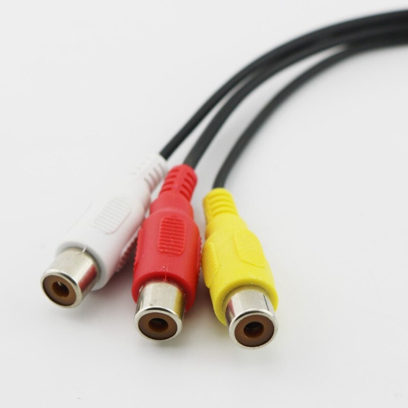 1pc usb -urosliitin  to 3 rca -naarasadapteria o muunninvideo av a/v -kaapeli usb -rca -kaapeli hdtv -television televisiokaapelille