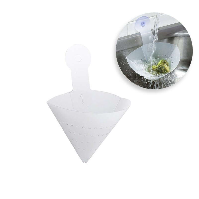 HXJFGDM Zeef voor gootsteen, Suction Cup gootsteenrek, multifunctionele