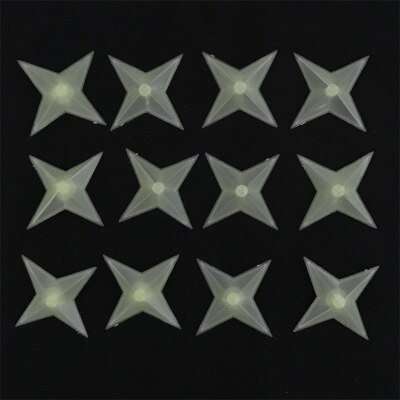 1Bag Party Glow In The Dark Speelgoed 3Cm Lichtgevende Ster Stickers Slaapkamer Sofa Fluorescerende Schilderen Speelgoed Pvc Stickers kids: Rood