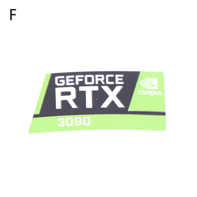 RTX 3090TI 3080TI 3070 3060 desktop sticker laptop graphics card label Laptop Desktop Label: F
