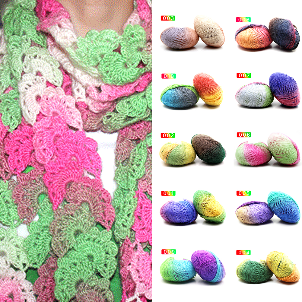 Hilo de punto de línea de lana de para calcetines, suéter, hilo de lana tejido a mano, hilo escolar para tejer crochet