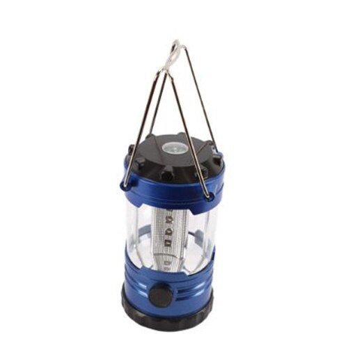 12 led bärbar camping camp lanterna lampa med kompass