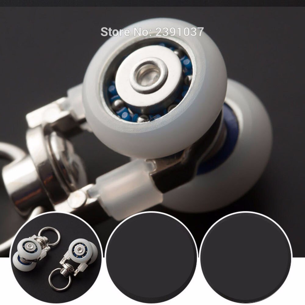 20 pieces Strong Curtain track Pulley Aluminium alloy Curtain track wheels for curtain track double curtain rails