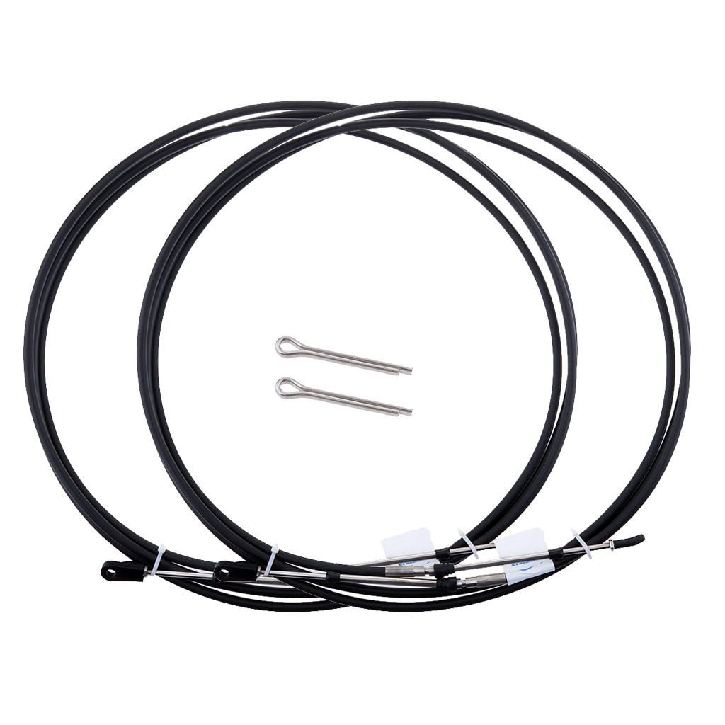 2pcs Marine Boat Outboard Engine Throttle Control Cable for YAMAHA Outboard 13FT