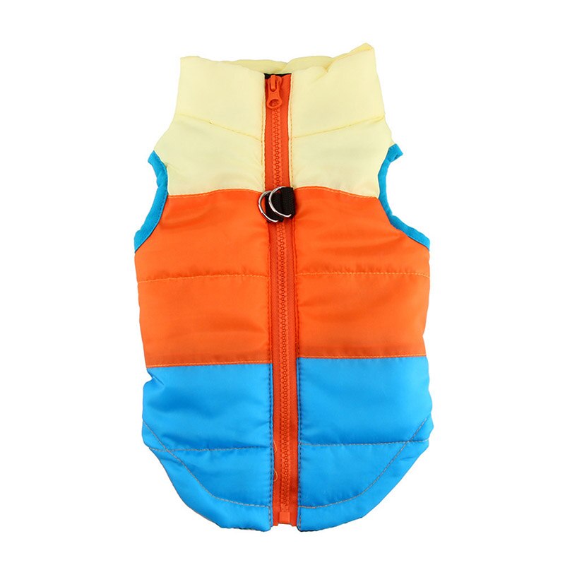 Winter Warm Jas Hond Cothes Winddicht Jas Honden Snowsuit Vest Harnas Puppy Pet Kleding: Blue / XS