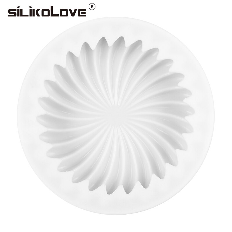 SILIKOLOVE Ronde Siliconen Cakevorm Spiraal Cake Mallen Voor Bakken Food Grade Siliconen Mousse Dessert Mallen Grote Cakevorm