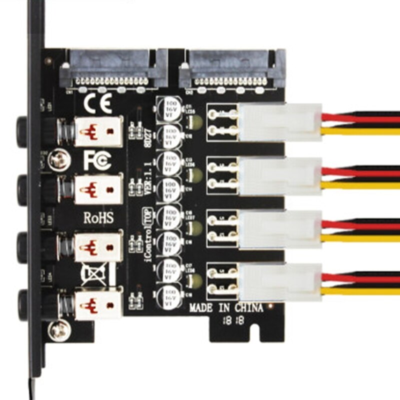 15Stift SATA Mehrere Festplatte Kontrolle System Stock Reihe Clever Daten Schutz HDD Verwaltung System mit Wärme Widerstehen SMT PC