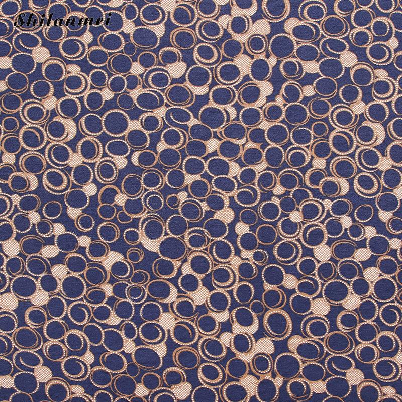 Printed Cotton Fabrics textile DIY clothing pure cotton high density cotton Fabrics 1.45m*2m: cerulean