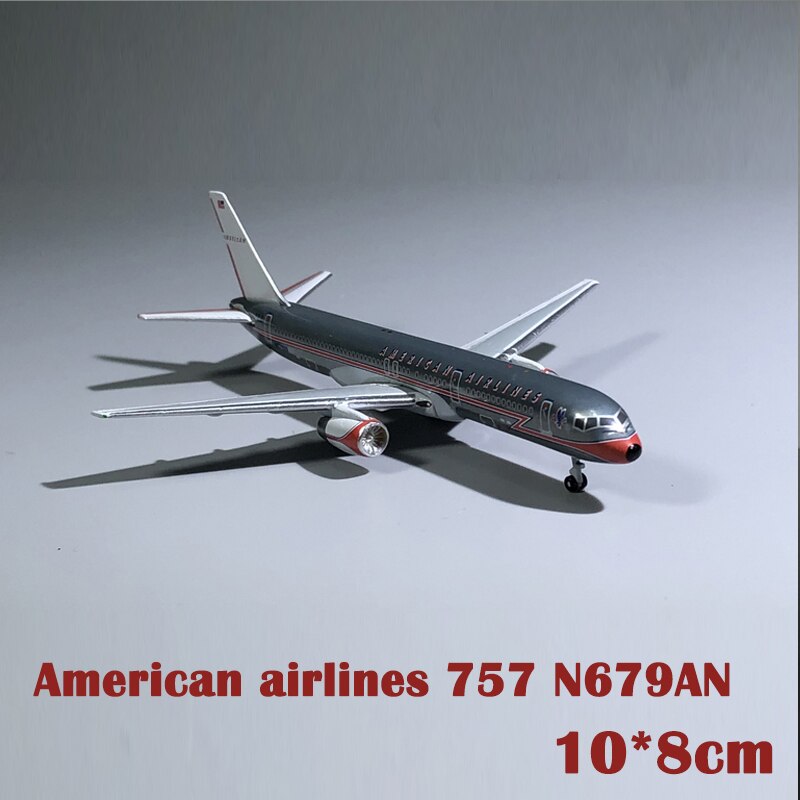 Air Canada 1:500 C-gaaq 727 Modello di Imballaggio Della Bolla Modello di Aereo Argento Diecast Collezione Boy Regalo: USA 757-200 N679AN