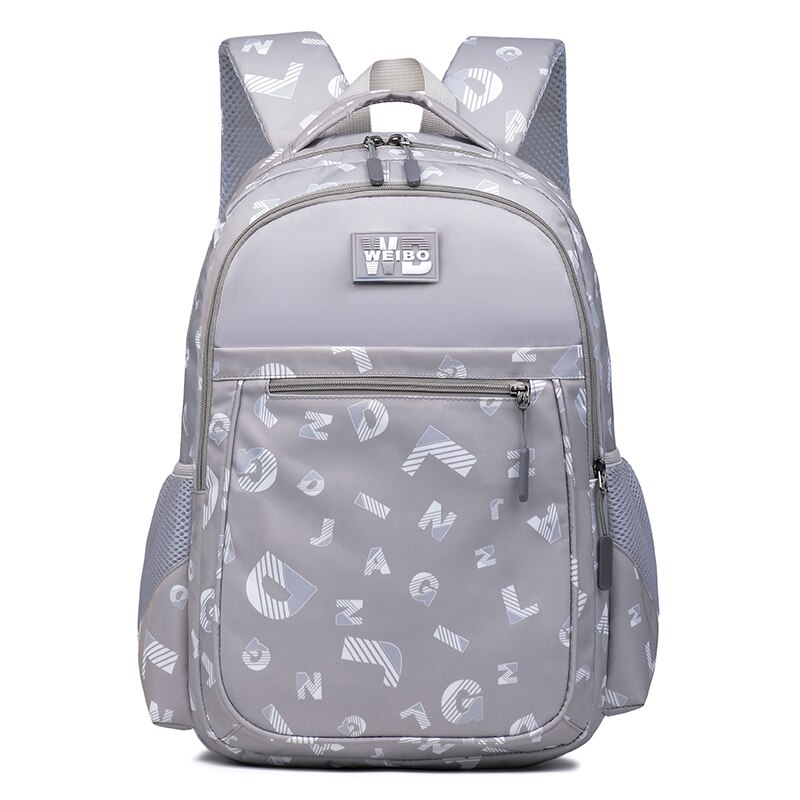 2020 novas crianças sacos de escola para meninas meninos alta qualidade crianças mochila na escola primária mochilas infantil zip: gray