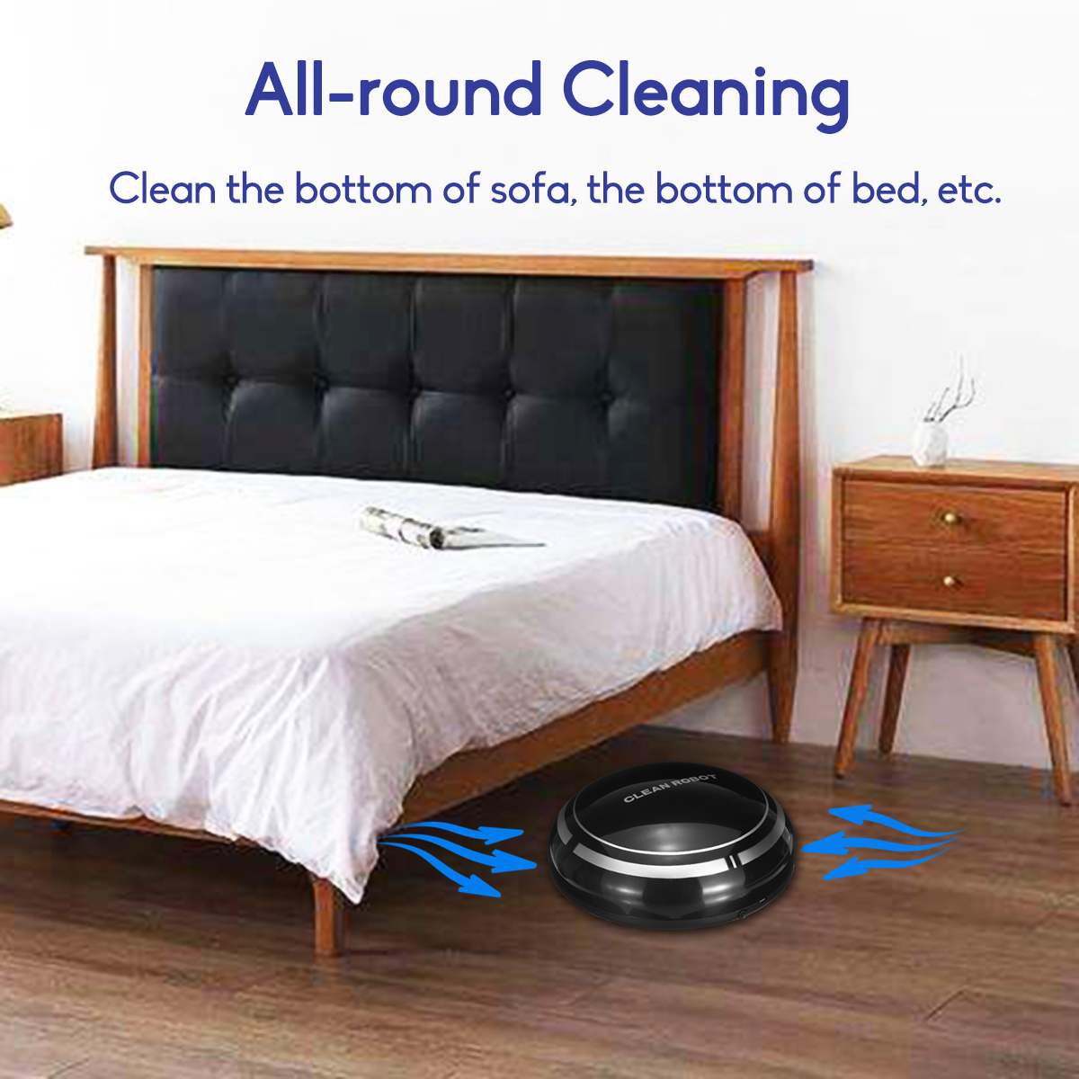 Oplaadbare Robot Stofzuiger Intelligente Vloer Vegen Dust Catcher Slimme Automatische Robot Cleaning Machine Voor Thuis