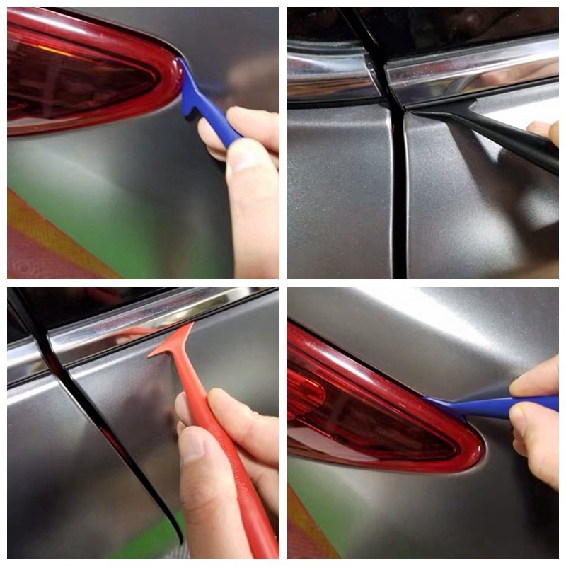 Verktygssats för bilfilmsplastning skrapa vinylskrapa skärare för fordon fönsterfoliering vinylspatel biltillbehör