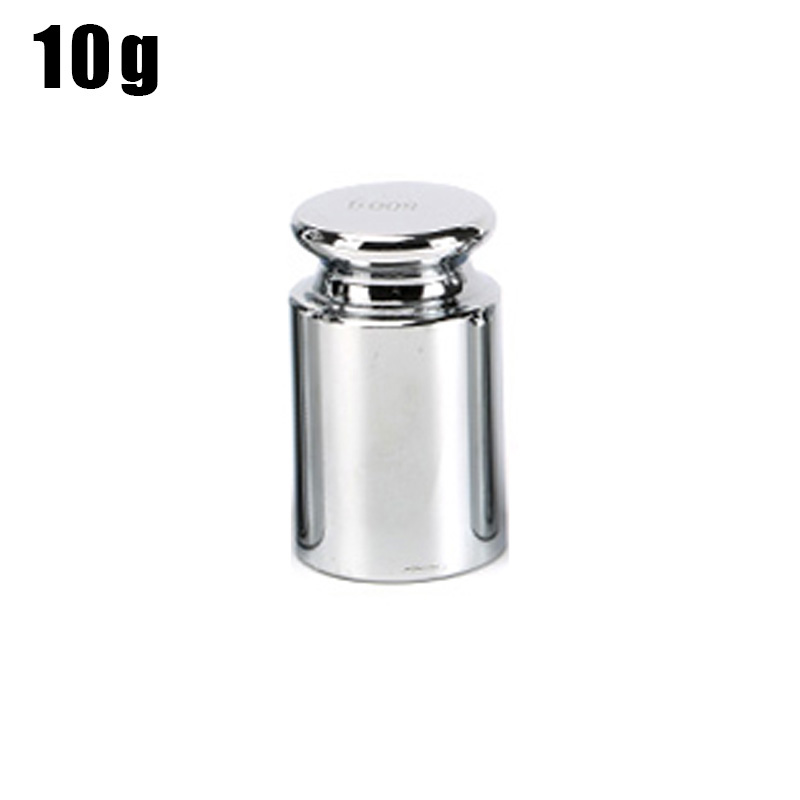 1 kpl digitaalinen minivaaka 100/200/300/500g 0.01/0.1g korkean tarkkuuden taustavalaistu sähkötasku korulle grammapaino keittiöön: Vakiopaino 10g