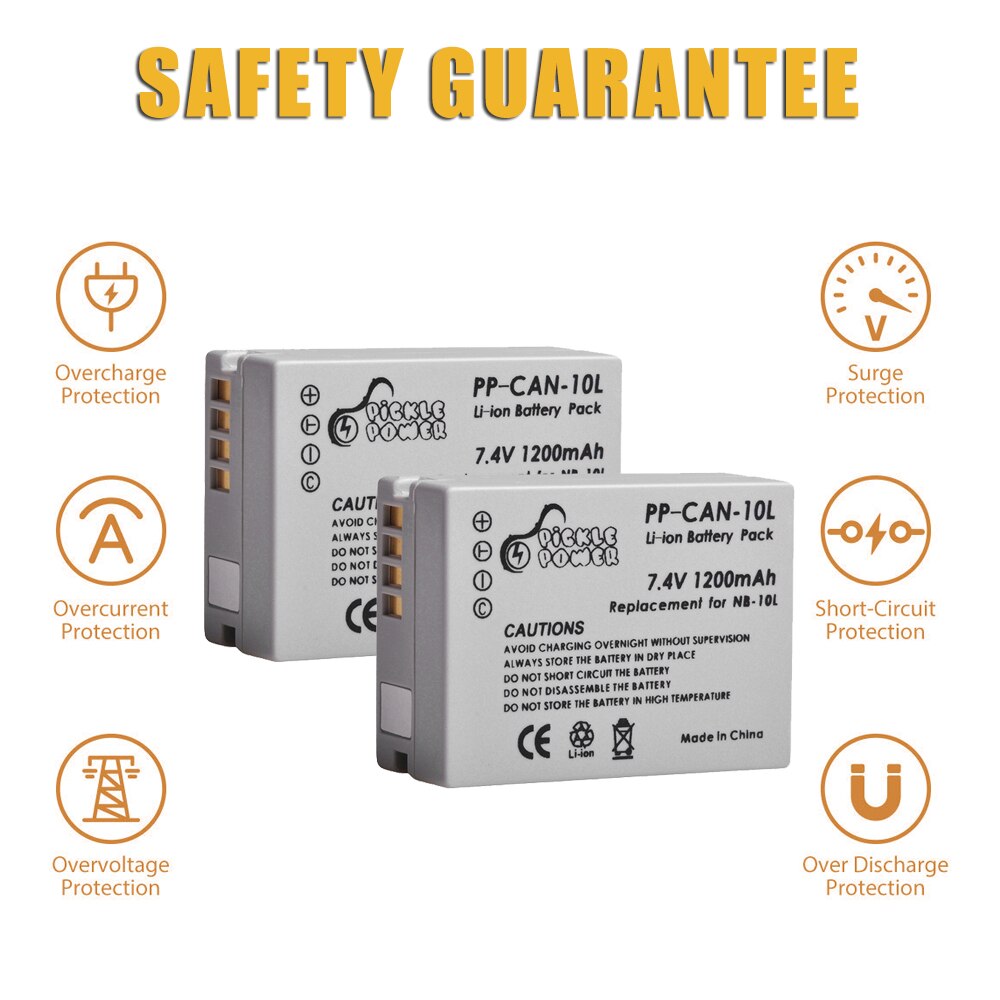 3 stk nb -10l nb 10l nb10l kamera batteri og vegglader for canon  sx40 hs sx40hs sx50 hs sx50hs g1 x g1x g15 g16 sx60 hs g3x