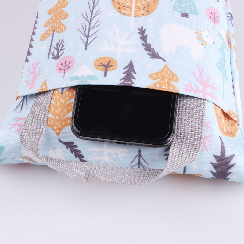 Baby Windel Lagerung Tasche Wasserdicht Nass Trockenen Windel Organizer wiederverwendbar Drucke Mumie Lagerung Reise Windel Windel Tasche