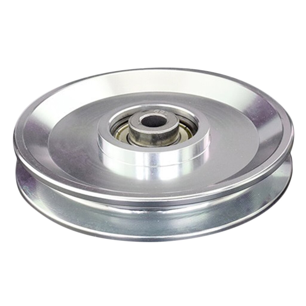 Legering katrol wiel enkel wiel touw hijsen u groef rol tractiegeleider 114/73//88/95/110 mm: 110 mm