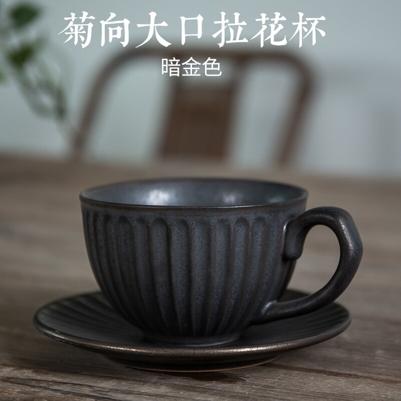 Tazas de cerámica originales para el desayuno, servicio de tazas de café Espresso, vajilla de porcelana japonesa Kaffeetasse: Style 5
