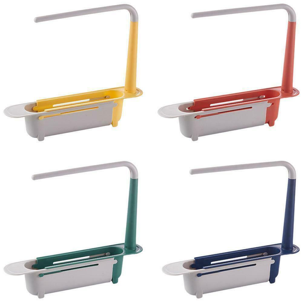 Kitchen Sink Drain Rack Telescopic Sink Shelf Sinks Organizer Soap Sponge Holder Storage Basket Kitchen Gadgets Accessories Tool