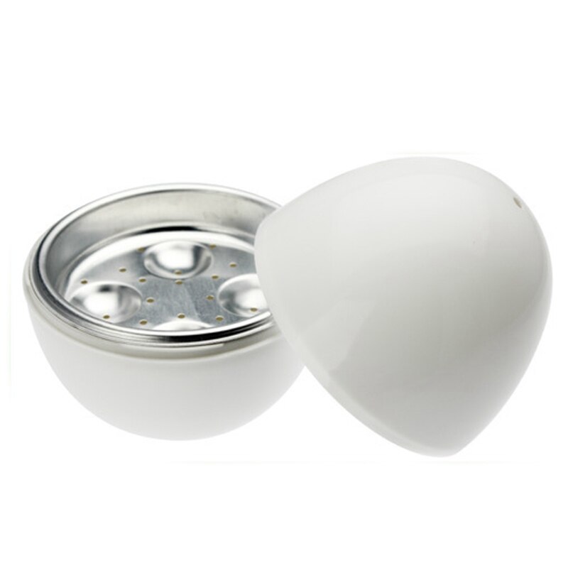 Ad-plast äggform mikrovågsugn 4 äggpanna matlagningsverktyg kökstillbehör kokta ägg för mikrovågsugn