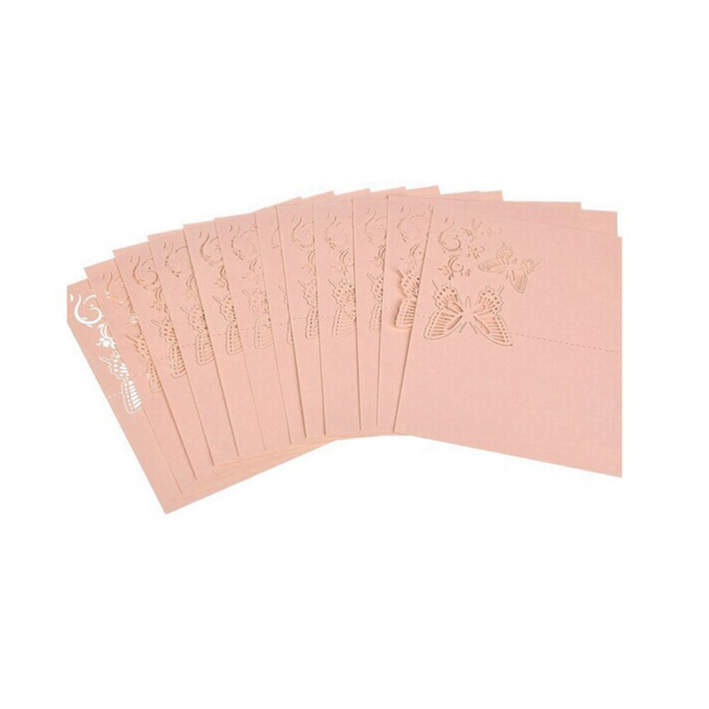 50PCS Name Place Cards Butterfly Pink Name Cards Table Cards Place Cards Party Supplies for Birthday: Default Title