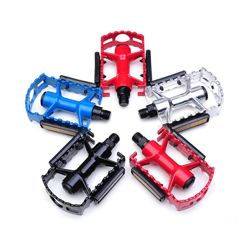 1 Paar Aluminium Pedaal Fiets Pedaal Weg Mountainbike Deel Pedaal Fietsen Fiets Holle Platte Kooi Lager Pedalen Zg