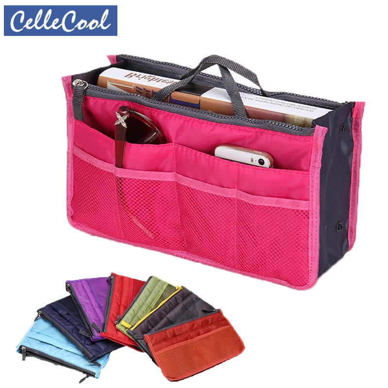 Bolsa de maquillaje multifunción, neceser pequeño para cosméticos, organizador de viaje, bolsa de almacenamiento para artículos de tocador, kit de aseo CC001