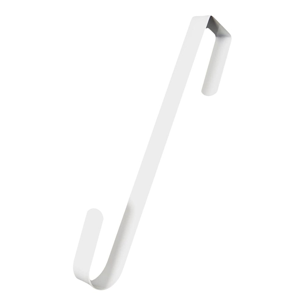 Kerst Krans Haak Hanger Boven Deur Kerst Grote Metalen Krans Hanger Verf Voordeur Krans Haak Voor Kerst: WHITE