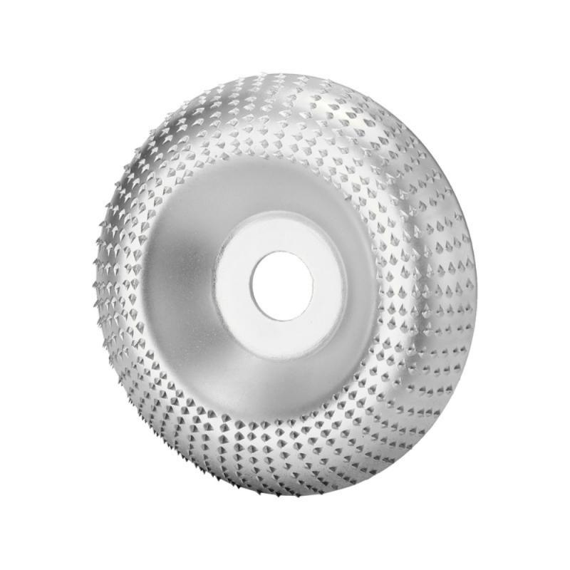 Disco moldeador de madera de 100mm, herramienta rotativa de lijado de disco abrasivo de acero al carbono para amoladora angular,: 2