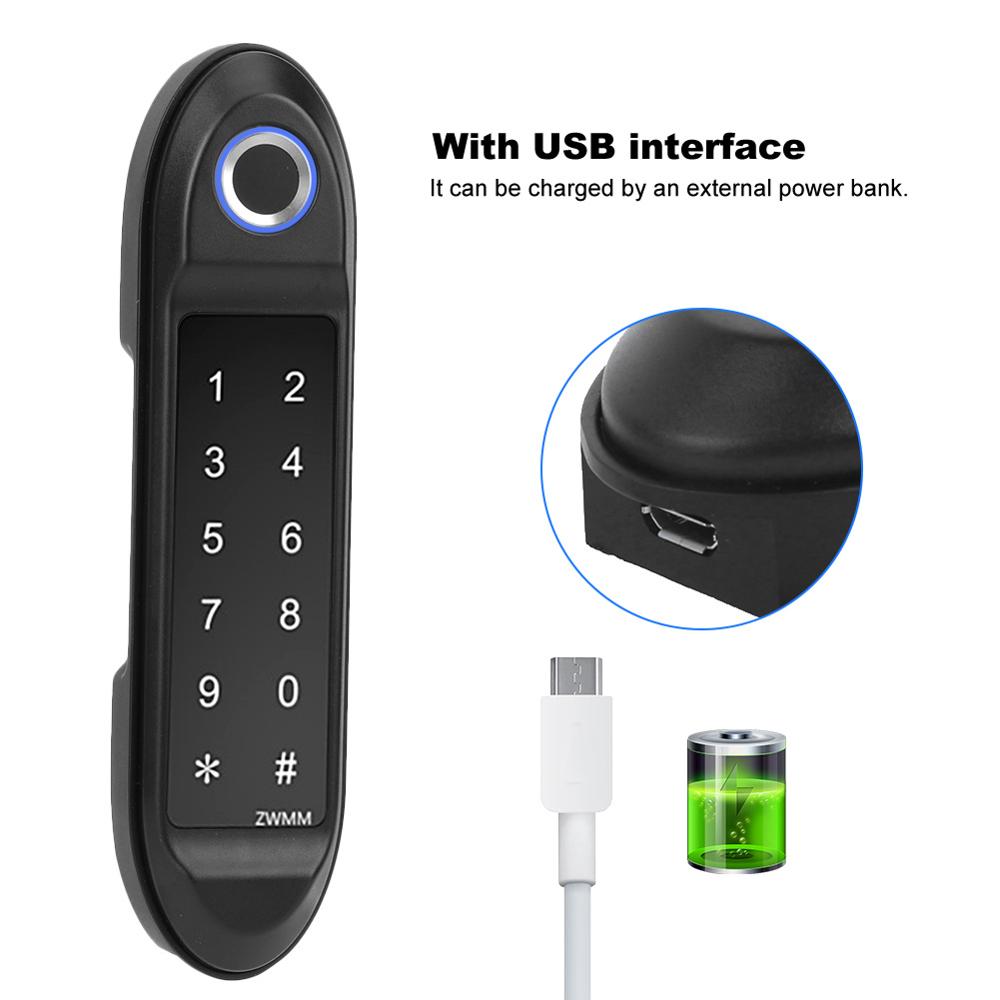 eletronica electric lock Intelligent Lock Password Biometric Fingerprint Unlock Safety for Wardrobe File Cabinet