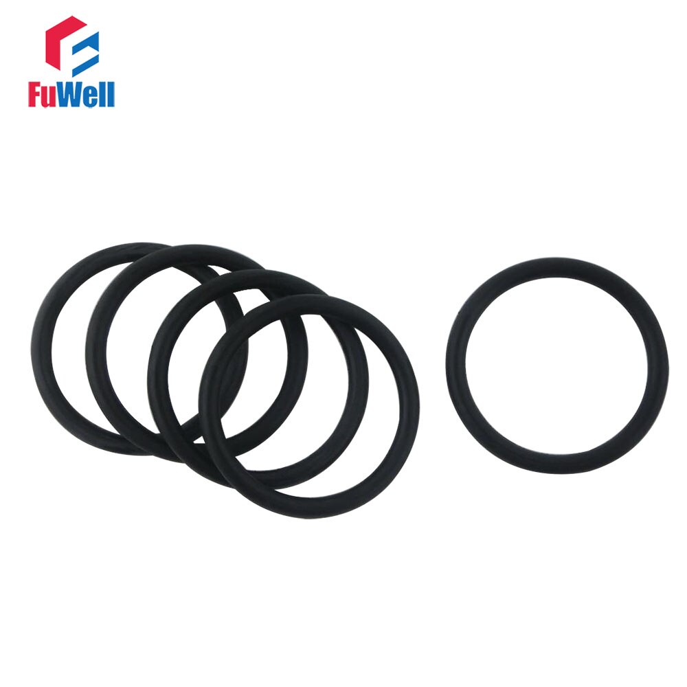 200 stk 3mm tykkelse o-ringpakning nr. 30/31/32/33/34/35/36/37/38/39mm od nitrilgummi o-ringer tetningsskive