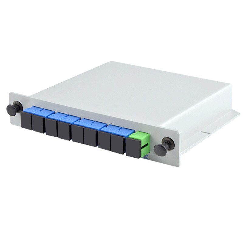 SC APC UPC PLC 1X8 Fiber Optic FTTH Splitter Box PLC Insert sheet Type Fiber Optical Coupler Splitter Insertion 1:8: 1X8 SC UPC 1PC
