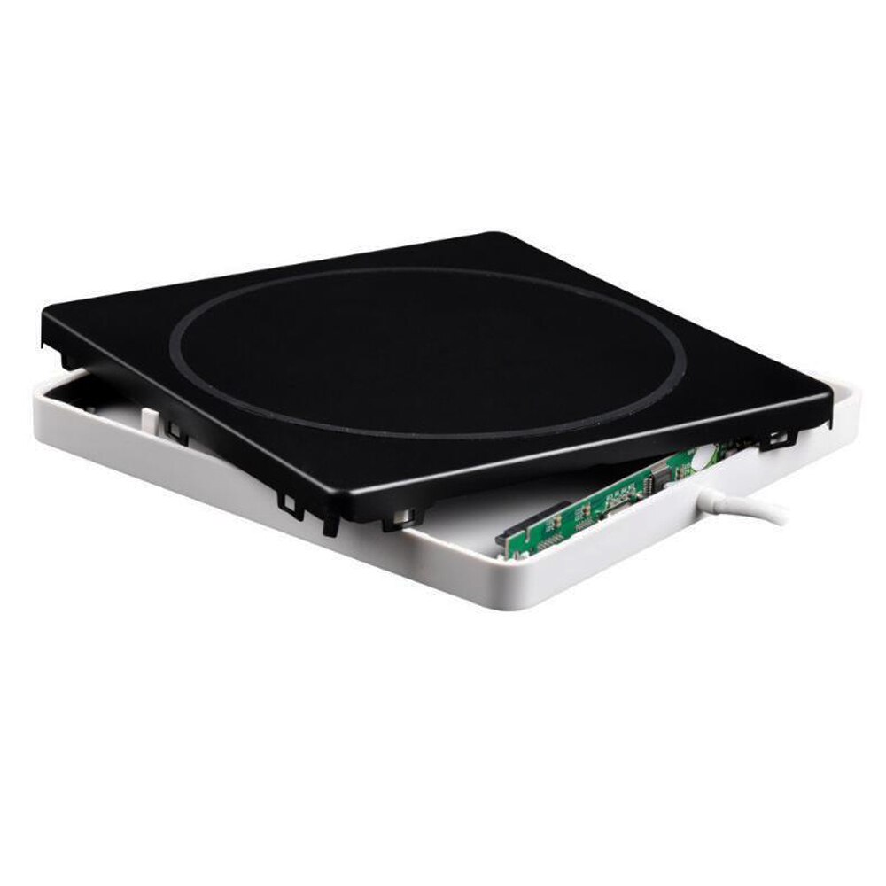 Silver Super Slim External Slot in Blu-Ray DVD RW Enclosure USB 2.0 Case 9.5/12.7mm IDE Optical Drive For laptop Macbook