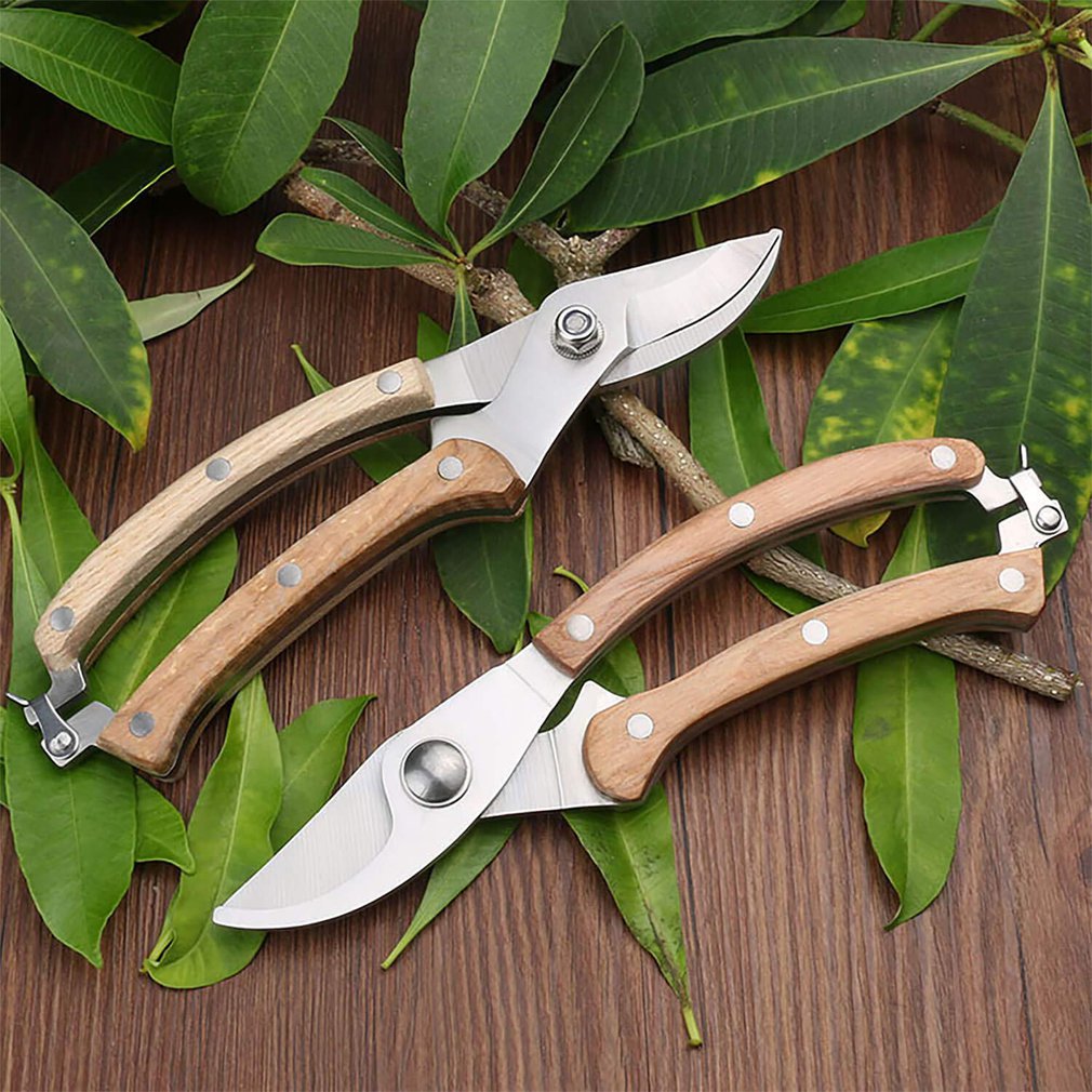 Garden Tools Plant Trim Horticulture Hand Pruner Cut Secateur Shrub Garden Scissor Tool Anvil Branch Shear Orchard Pruning Shear