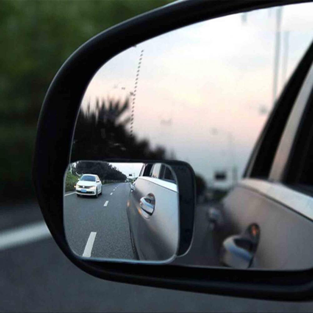 2Pcs/Set Side View Mirror Safe ABS Flexible 360 Degree Mini Side View Mirror Rear View Mirror for Auto