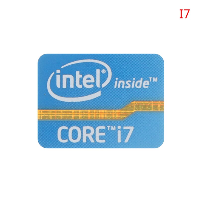 1/5pcs Ultrabook Performance Label Sticker Laptop Logo Stickers Intel Core Four-generation Core i3 i5 i7: i7 1pc