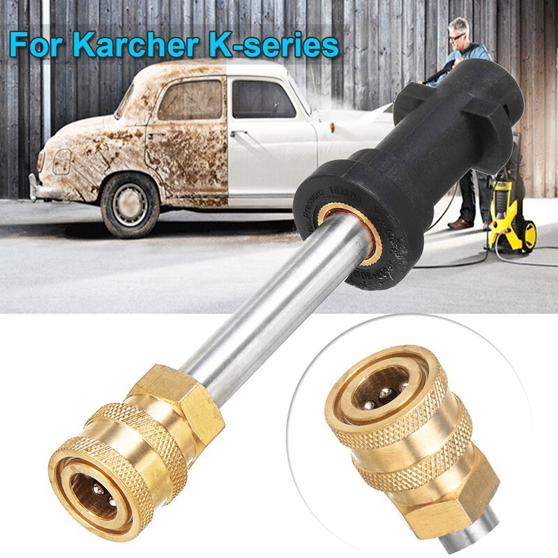 Adaptador de liberación rápida limpiador de alta presión para Karcher K K2 K3 K4 K5 K6 K7 herramienta para lavado de coche adaptador hembra