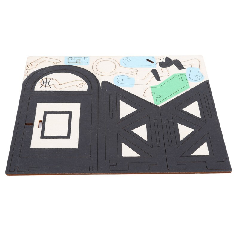 Houten Blokken Kinderen Vroege Educatief Speelgoed Diy Borstel Pot Handmatige Assemblage Model Bouw Speelgoed 3 Keuzes