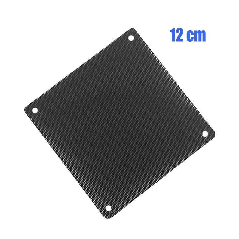 5Pcs 8Cm 9Cm 12Cm 14Cm Pc Mesh Pvc Computer Case Fan Chassis Fan Stoffilter stofdicht Speaker Roosters Bescherming Cover: 12x12cm