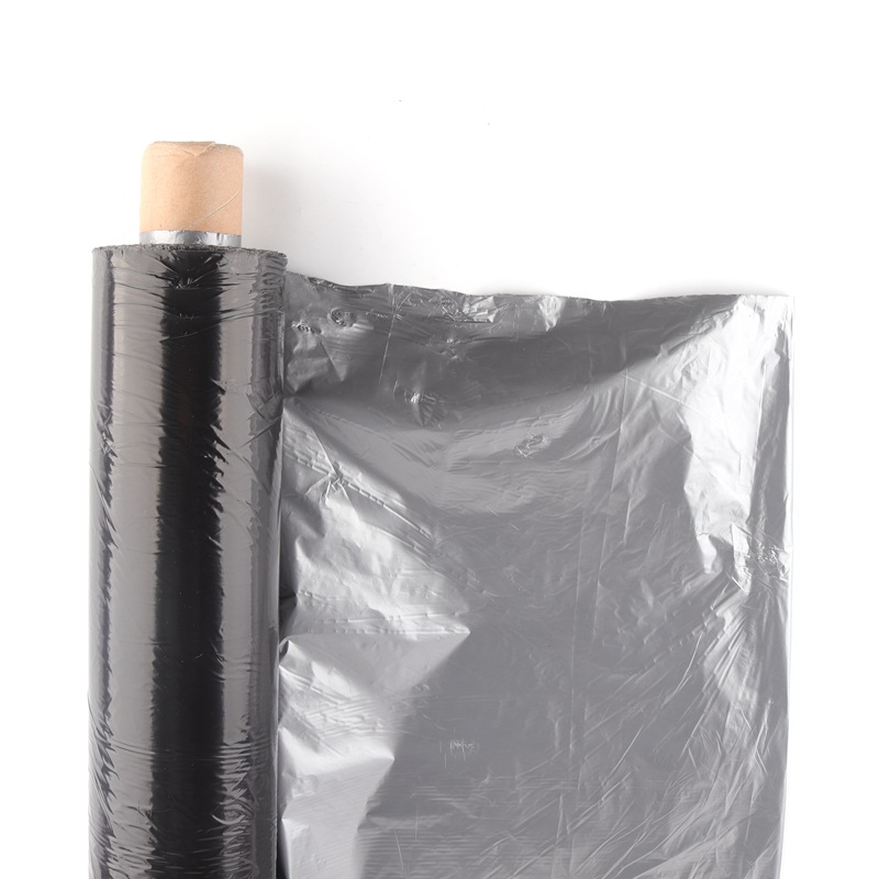 5~30M Thickness 0.012mm Agricultur Silvery Black Reflective Plastic Mulch Film Greenhouse Plant Seedlings Heat Preservation Film