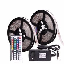 Rgb Led Strip Waterdicht 2835 5M 10M DC12V Fita Led Light Strip Neon Led 12V Flexibele Tape ledstrip Met Controller En Adapter