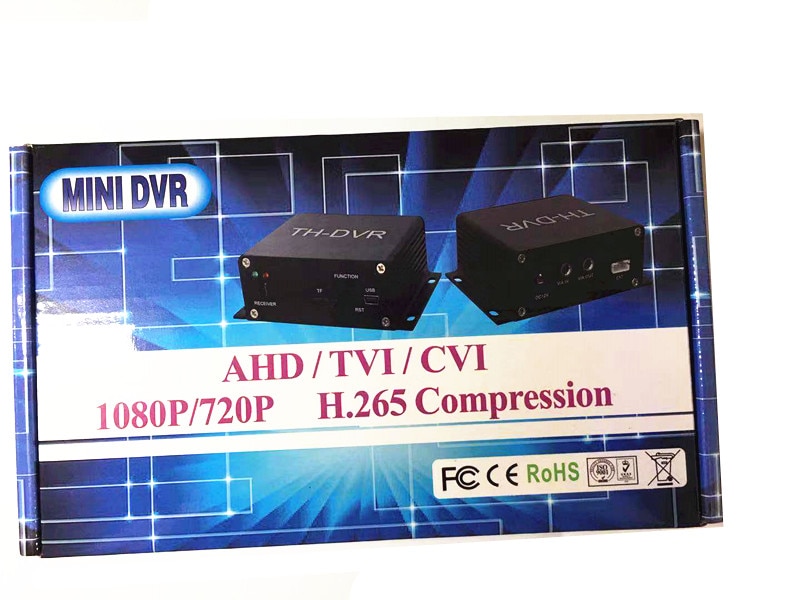 TH-DVR AHD TVI CVI 1080P/720P 128GB Large Storage TF / SD Card Mini DVR H.264 HDMI USB CCTV Camera Video Recorder HC-DVR