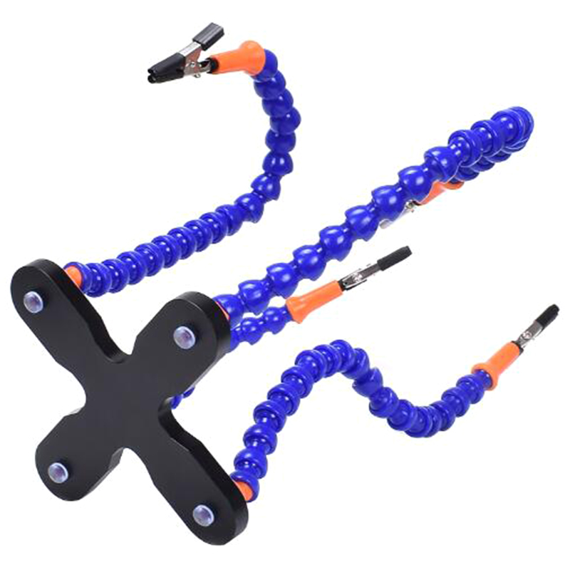 Soldering Helping Hands Third Hand Soldering Tool Soldering Station With 4 Flexible Arms For Electronics Repair
