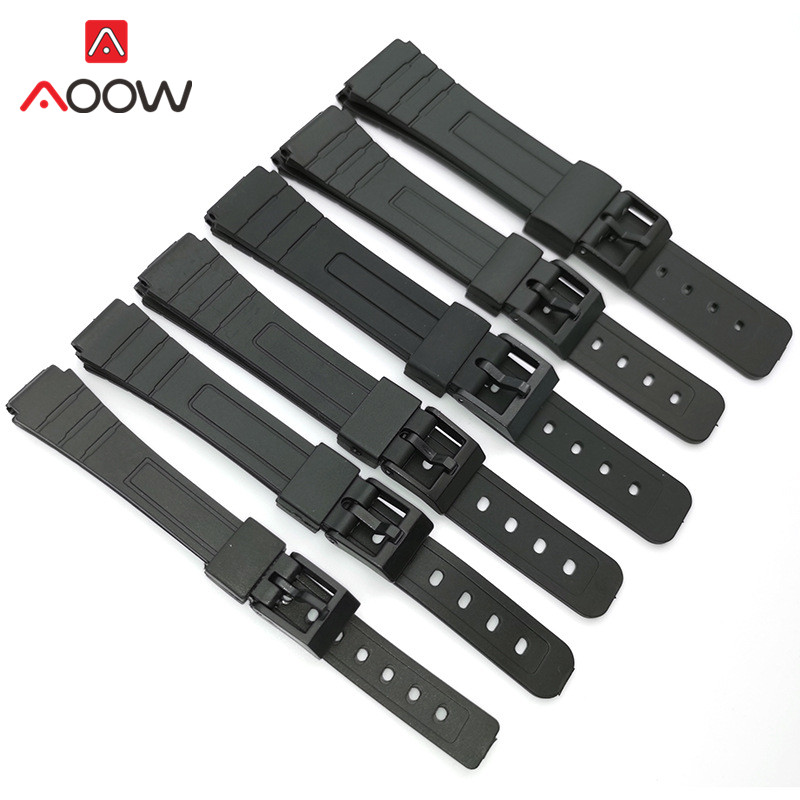 Universal Resin Strap 12mm 14mm 16mm 18mm 20mm 22mm Men Sport Waterproof Diving Replacement Bracelet Band Watch Accessories