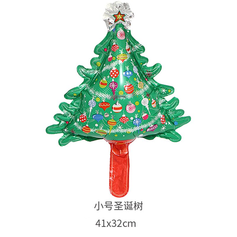 Joyeux noël ballon Santa Clause bonhomme de neige nouvel an noël ballons fête décoration fournitures noël Surpris ballon: Christmas tree 41x32