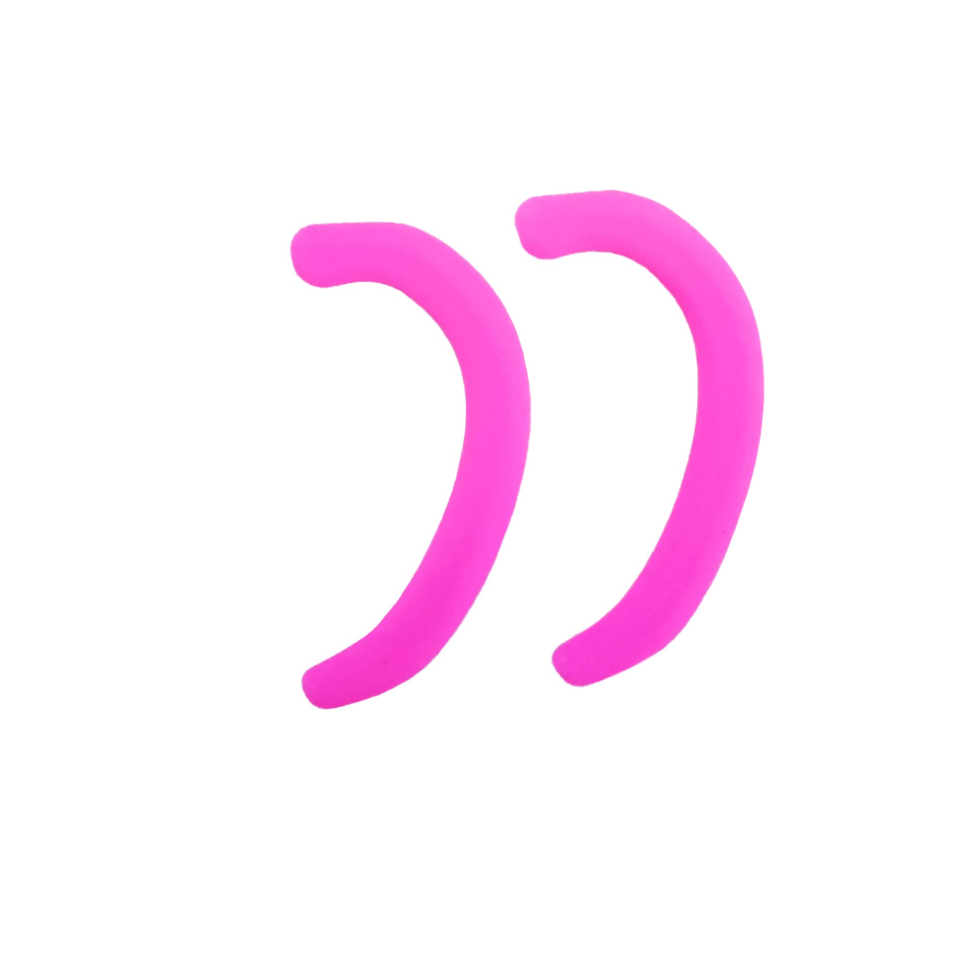 1Pcs Siliconen Oorhaakje Cover Voor Gehoorbescherming Masker Zachte Comfortabele Haak Oor Masker Haak Anti-Slip Onzichtbaar Oor grips Haak: Pink Style 1